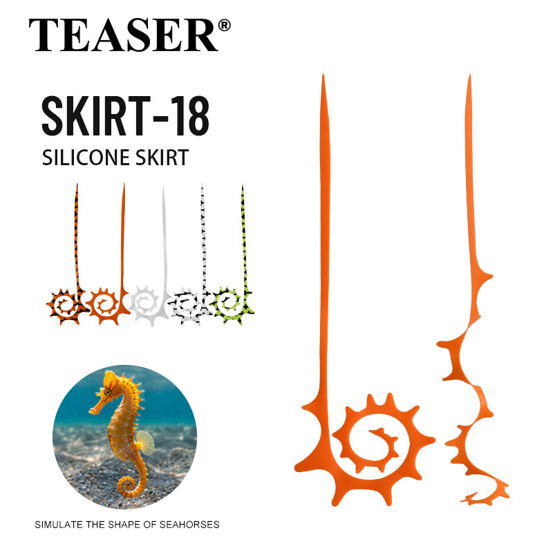 Fishing Lure Jig - Набор из 5 силиконовых юбок-приманок SKIRT-18