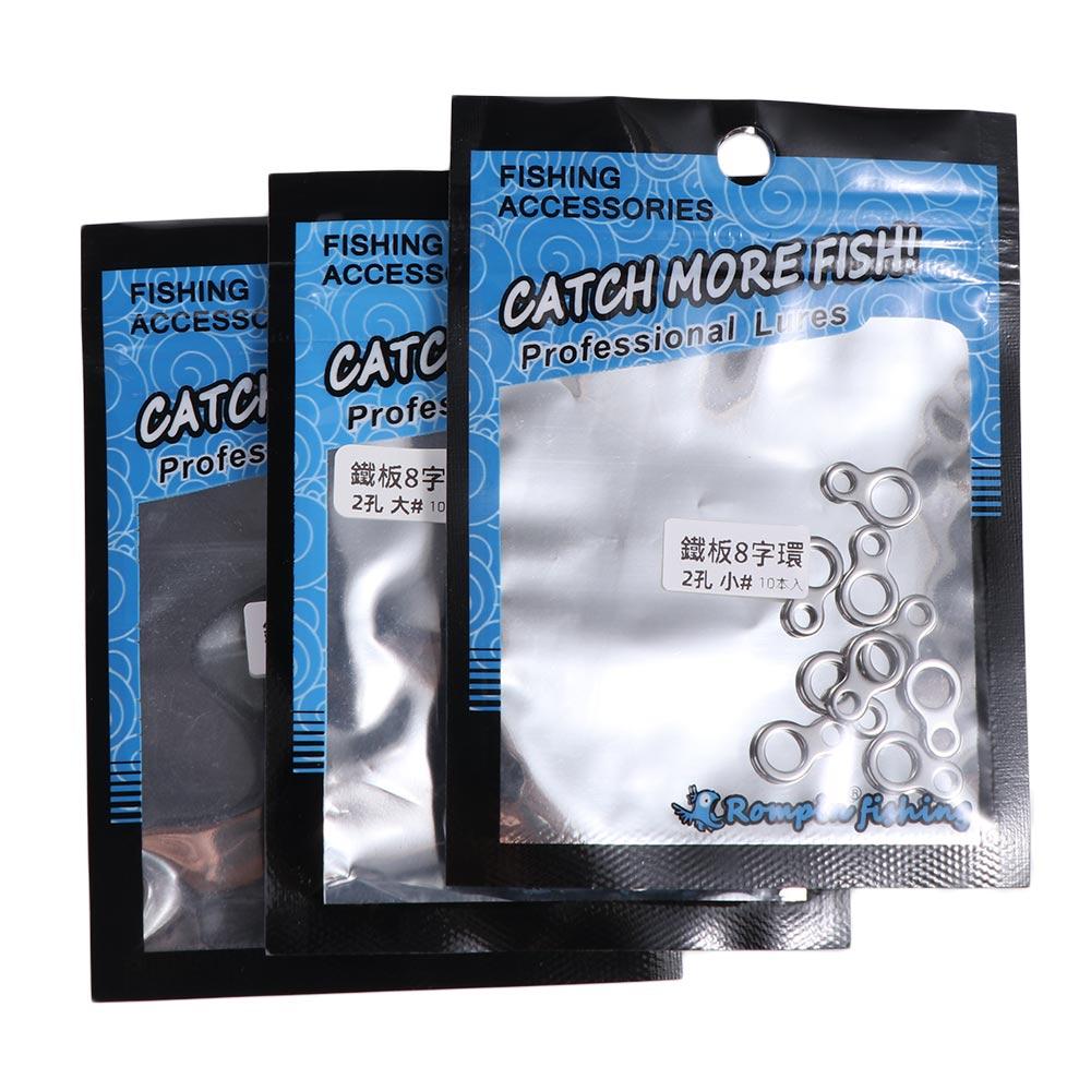 Fishing Lure Jig - 10 шт. кольца-вертлюги из нержавеющей стали