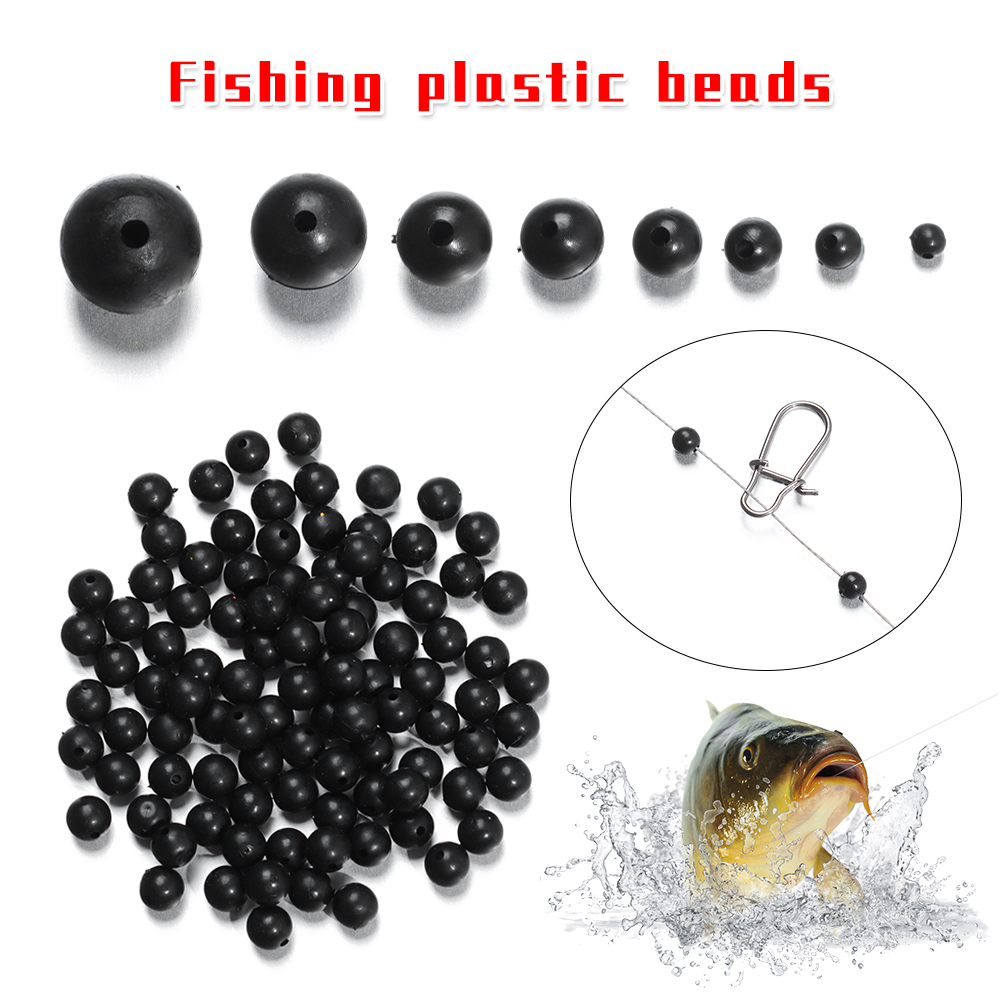 Fishing Lure Soft Plastic - 100 шт./лот, рыболовные бусины, космическая пробка,