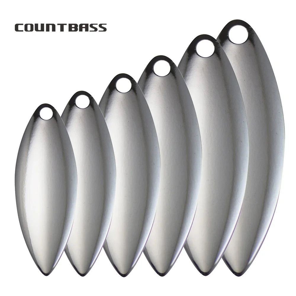 Fishing Lure Blade Bait - Countbass, 50 шт., размер 1–6, никелевая