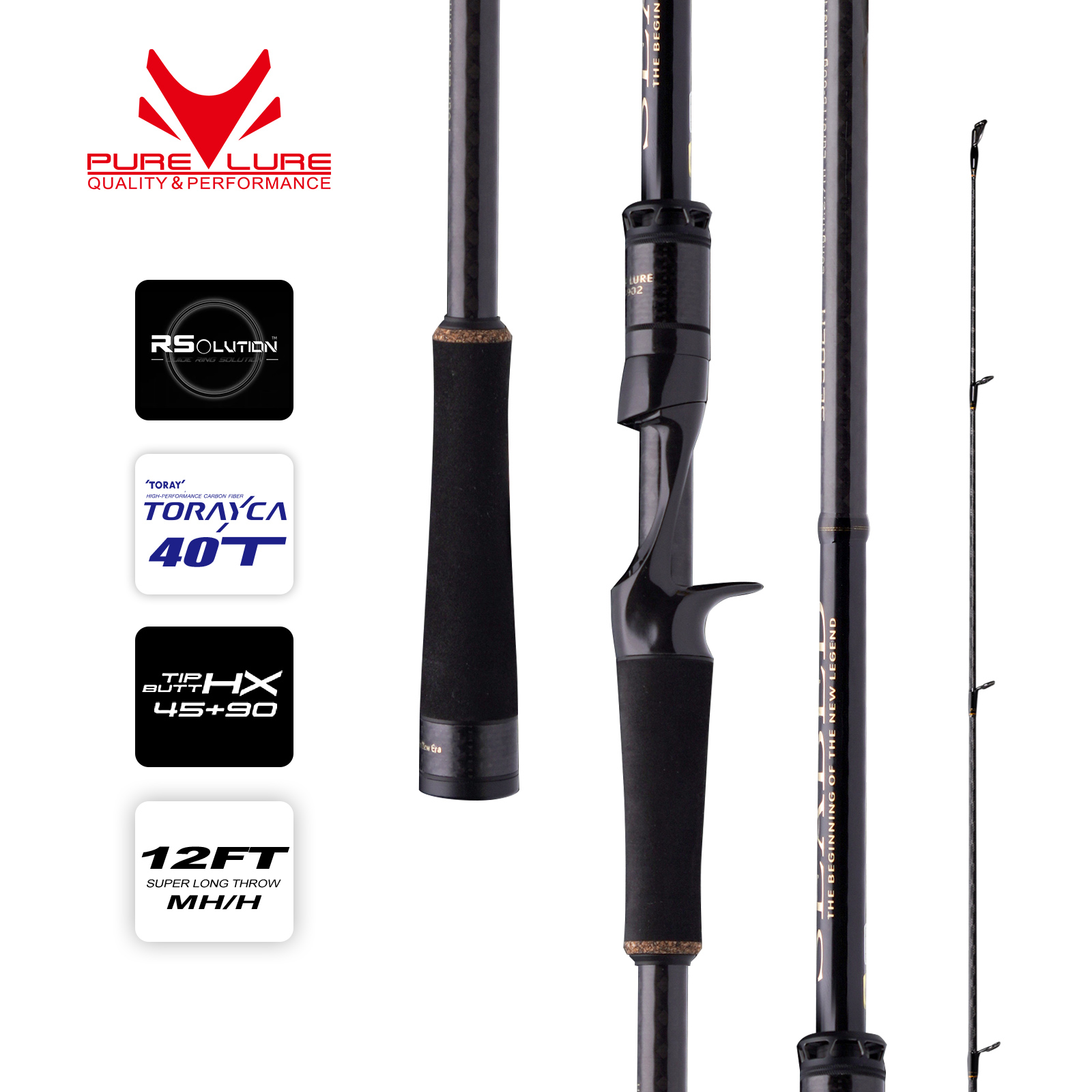 Fishing Lure Spinner - PURELURE SEABED 12FT 3,0 м 3,3