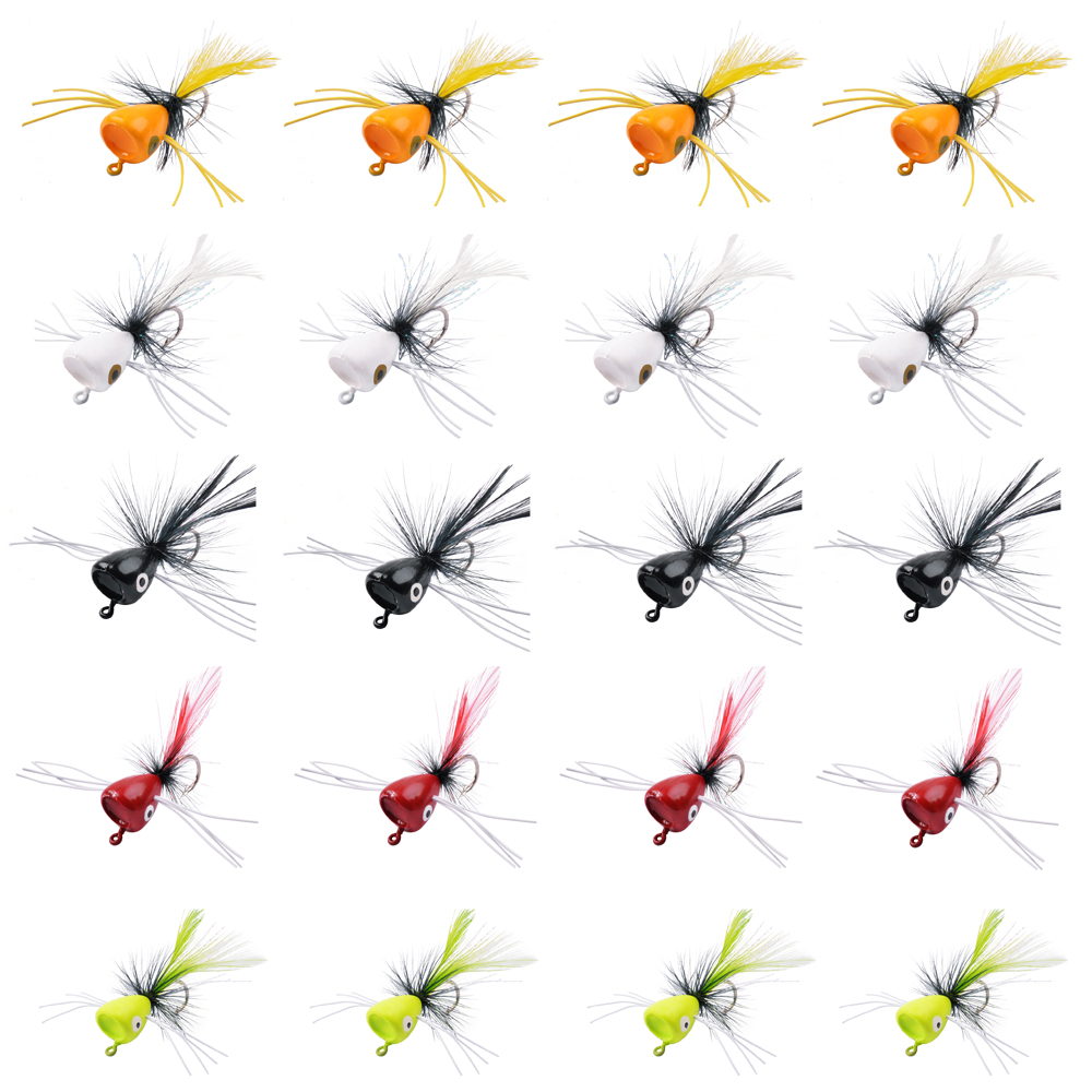 Fishing Lure Popper - 5 шт. пенопластовые приманки для рыбалки