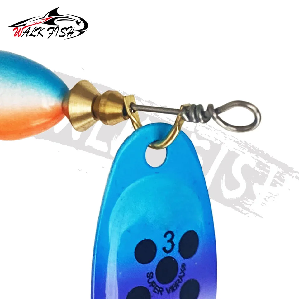 Высокое качество WALK FISH 1.  – обзор и цена Fishing Lure Spinner