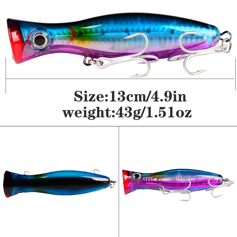 PROBEROS 1 шт. 13 см 43 г Попп – обзор и цена Fishing Lure Popper