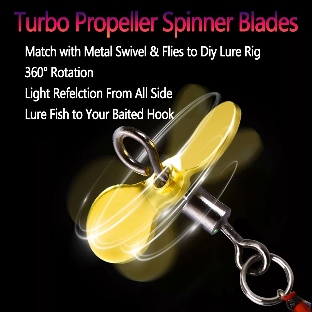Bimoo 20 шт. S L Турбо-пропелл – обзор и цена Fishing Lure Blade Bait