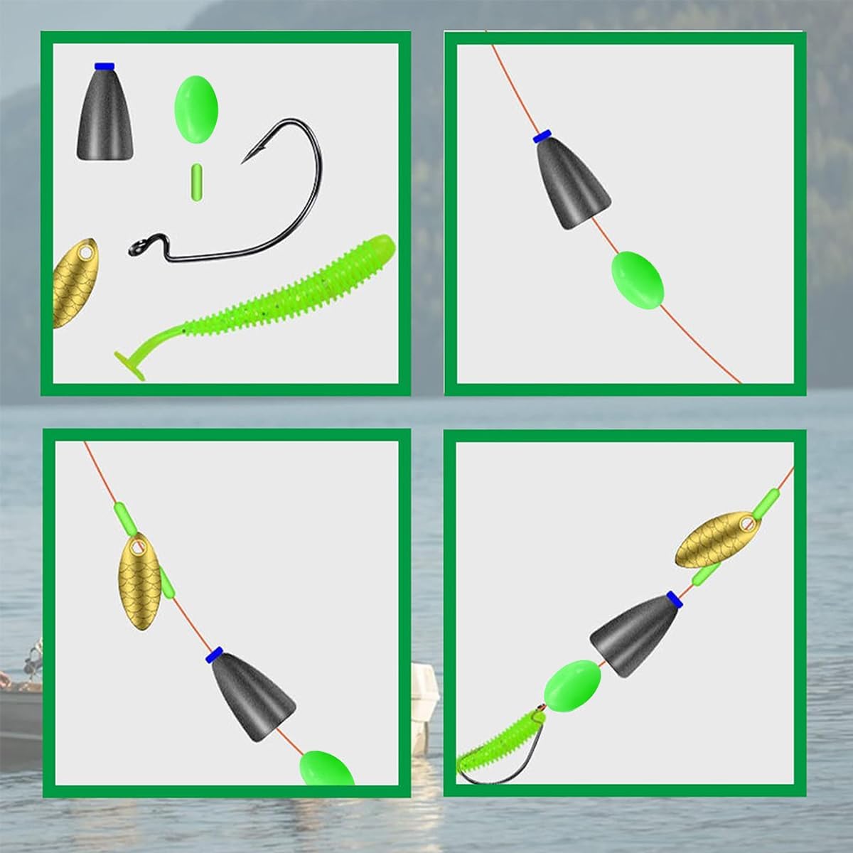 Светящиеся рыболовные бусины-с – обзор и цена Fishing Lure Making Kit