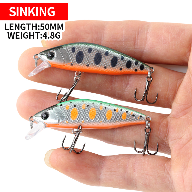 5 см, 4,8 г, тонущая рыболовна – обзор и цена Fishing Lure Crankbait